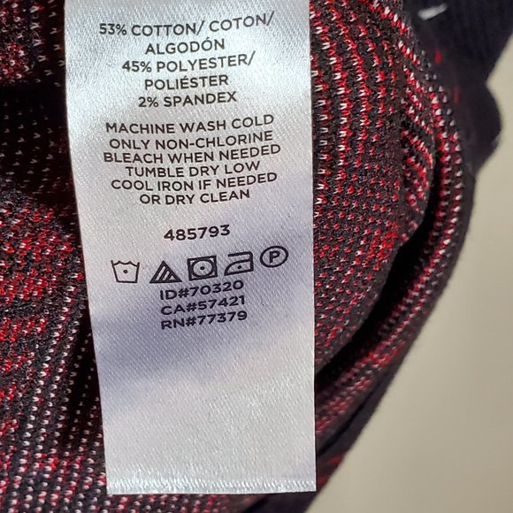 Ann Taylor Set short Sleeve Top and Skirt, black Plaid, Medium NWT - Picture 8 of 12